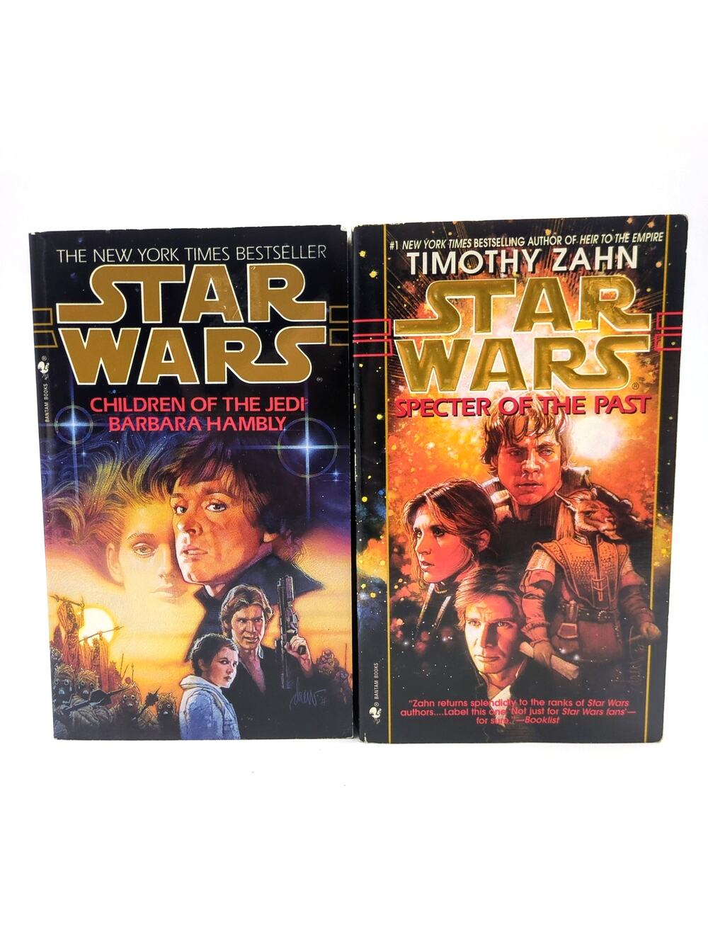Star Wars Specter of Past Children of Jedi 2 Paperback Book Lot Lucasfilm 1996